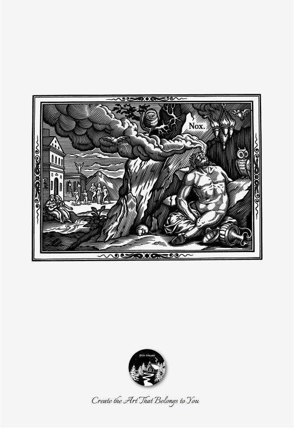 glinhouse.com printmaking kit myths & allegories block 119