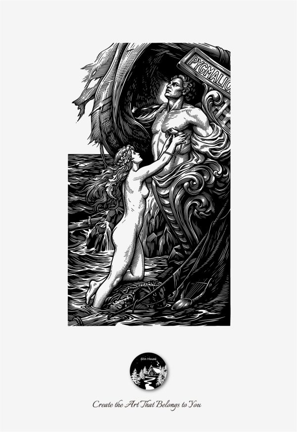 glinhouse.com printmaking kit myths & allegories block 22