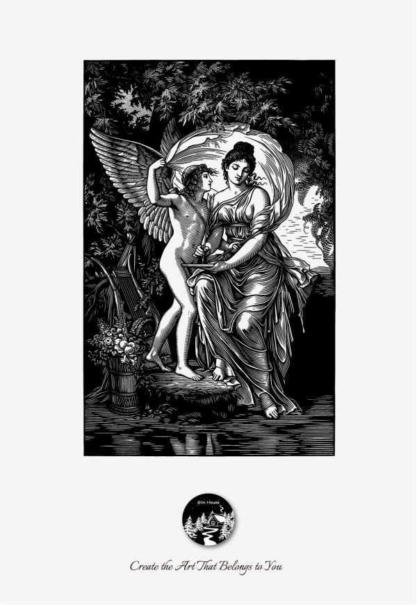 glinhouse.com printmaking kit myths & allegories block 34