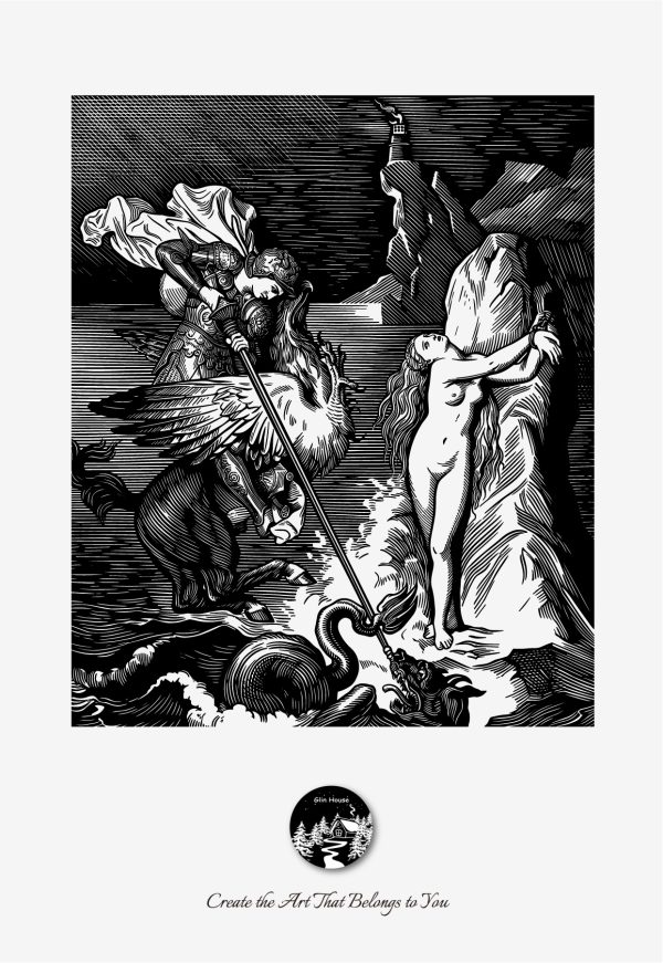 glinhouse.com printmaking kit myths & allegories block 49